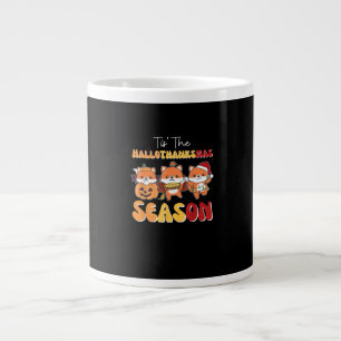 WeihnachtsHalloween Das Hallothanksmas Jahreszeit Jumbo-Tasse