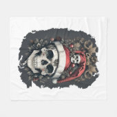 WeihnachtsHalloween Fleecedecke (Vorderseite (Horizontal))