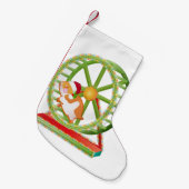 Weihnachtshamster Kleiner Weihnachtsstrumpf (Vorderansicht (hängend))