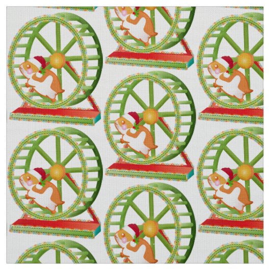 Weihnachtshamster Stoff (Muster)