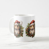 Weihnachtshamster-Tasse Kaffeetasse (Vorderseite Links)
