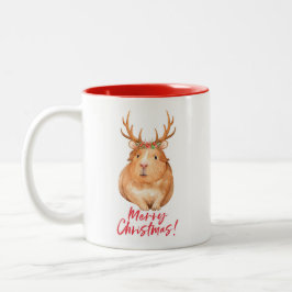 Weihnachtshamster zwei tonte Tasse