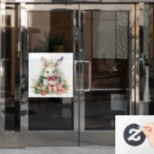 Weihnachtshändchenfenster Fensteraufkleber (Büro Tür)