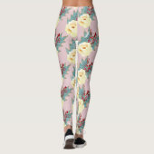 Weihnachtshanddruckkunst Leggings (Rückseite)