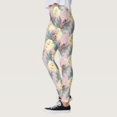 Weihnachtshanddruckkunst Leggings (Links)