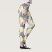 Weihnachtshanddruckkunst Leggings (Rechts)