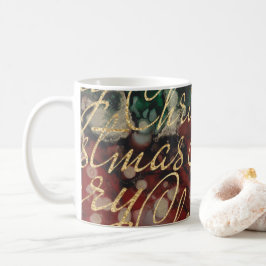 Weihnachtshanddrucktinten 11 oz. kaffeetasse