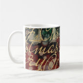 Weihnachtshanddrucktinten 11 oz. kaffeetasse (Links)