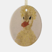 Weihnachtshandgemälde Babyente Keramik Ornament (Rechts)