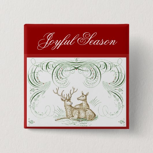 Weihnachtshändler Button (Vorderseite)