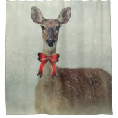 Weihnachtshändler Duschvorhang (Vorderseite)