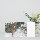 Weihnachtshändler Feiertagskarte (Stehend Vorderseite)