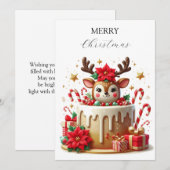 Weihnachtshändler Feiertagskarte (Vorne/Hinten)
