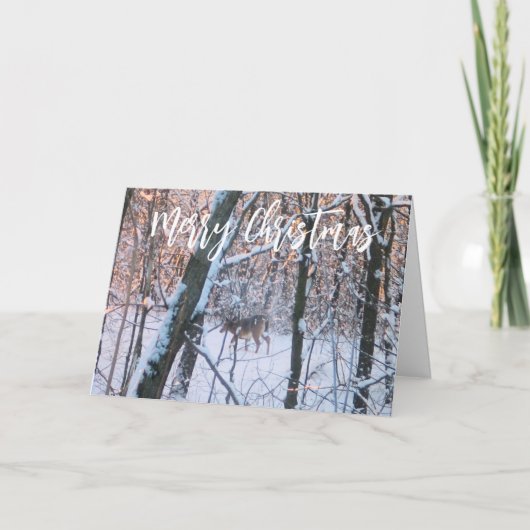 Weihnachtshändler Feiertagskarte (Vorderseite)