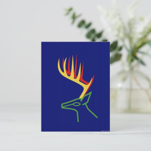 Weihnachtshändler Feiertagspostkarte (Stehend Vorderseite)