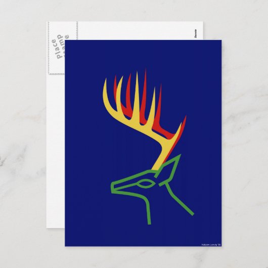 Weihnachtshändler Feiertagspostkarte (Vorne/Hinten)