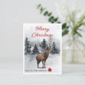 Weihnachtshändler Feiertagspostkarte (Stehend Vorderseite)