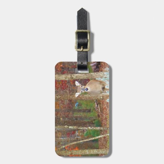 Weihnachtshändler Gepäckanhänger (Vorderseite vertikal)