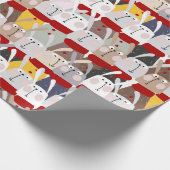 Weihnachtshändler Geschenkpapier (Ecke)