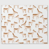 Weihnachtshändler Geschenkpapier (Flach)