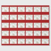 Weihnachtshändler Geschenkpapier (Flach)