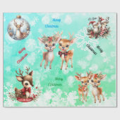 Weihnachtshändler Geschenkpapier (Flach)