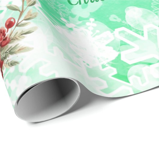 Weihnachtshändler Geschenkpapier (Rolleneckpunkt)