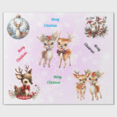 Weihnachtshändler Geschenkpapier (Flach)