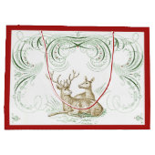 Weihnachtshändler Große Geschenktüte (Rückseite)