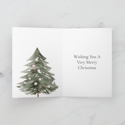 Weihnachtshändler Karte (Innenseite)