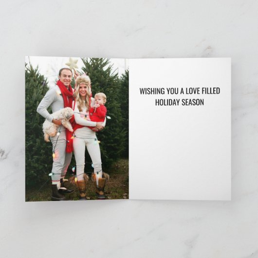 Weihnachtshändler Karte (Innenseite)