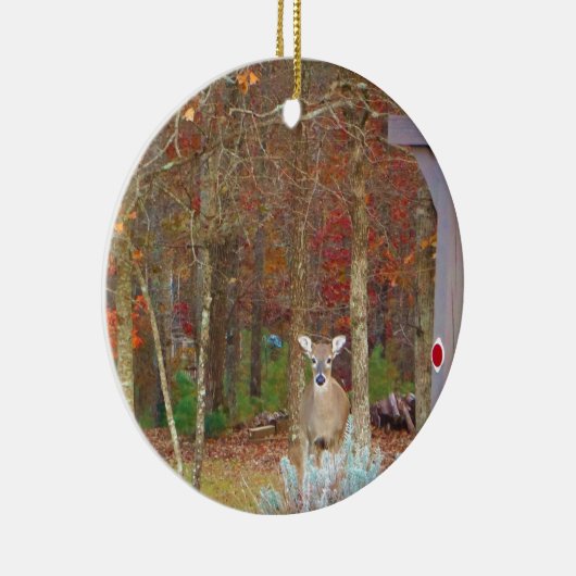 Weihnachtshändler Keramikornament (Rechts)