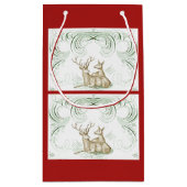 Weihnachtshändler Kleine Geschenktüte (Rückseite)