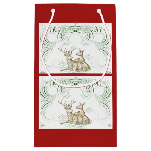 Weihnachtshändler Kleine Geschenktüte (Rückseite)