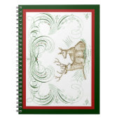 Weihnachtshändler Notizblock (Vorderseite)