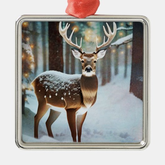 Weihnachtshändler Ornament Aus Metall (Vorne)