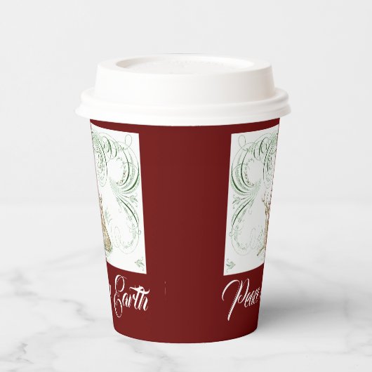 Weihnachtshändler Pappbecher (Links)