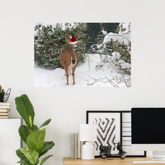 Weihnachtshändler Poster (Heimbüro)