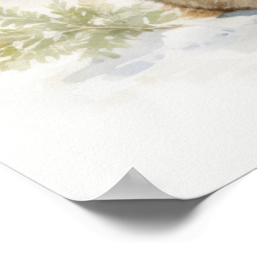 Weihnachtshändler-Poster Poster (Ecke)