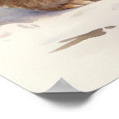 Weihnachtshändler-Poster Poster (Ecke)