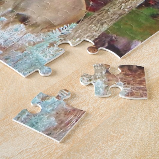 Weihnachtshändler Puzzle (Seite)