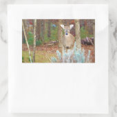 Weihnachtshändler Rechteckiger Aufkleber (Tasche)