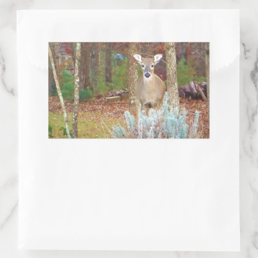 Weihnachtshändler Rechteckiger Aufkleber (Tasche)