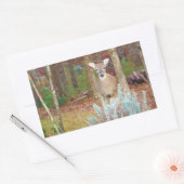 Weihnachtshändler Rechteckiger Aufkleber (Umschlag)