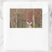 Weihnachtshändler Rechteckiger Aufkleber (Tasche)