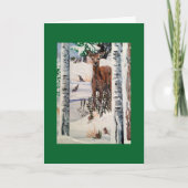 Weihnachtshändler und Freunde Feiertagskarte (Vorderseite)