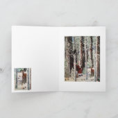 Weihnachtshändler und Freunde Feiertagskarte (Innenseite)