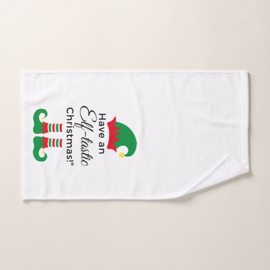 Weihnachtshandtuch - Elf Tastic 3 Handtuch (Handtuch)