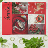 Weihnachtshandtuch geschirrtuch (Gefaltet)