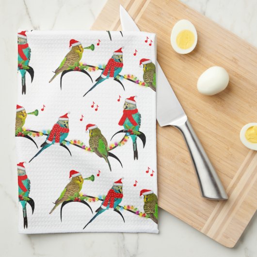 Weihnachtshandtuch Geschirrtuch (Viertel Falte)